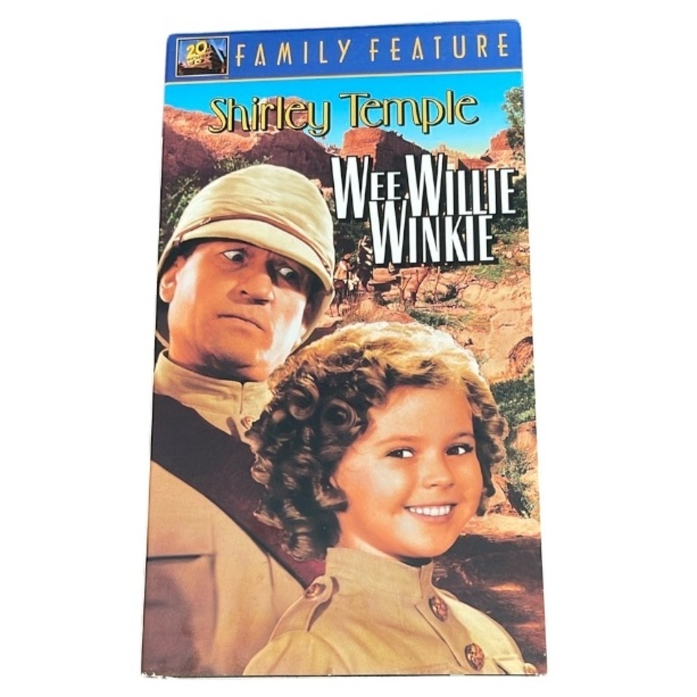 6/$25 Vintage VHS Shirley Temple Wee Willie Winkie 20th Century Fox 1937